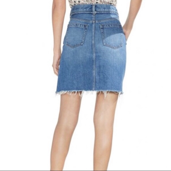 Vince Camuto denim skirt with raw hem - Picture 2 of 5